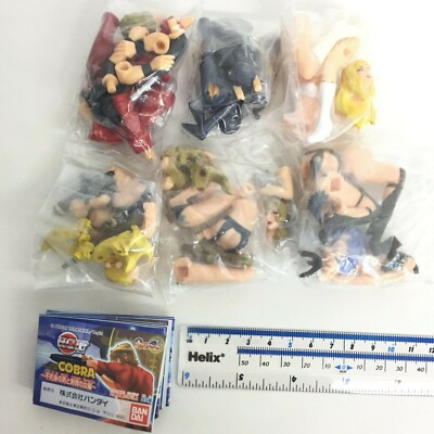 SPACE ADVENTURE COBRA フィギュアセット HGIF Gashapon Mini Figure Space Adventure Cobra 6 pcs Set