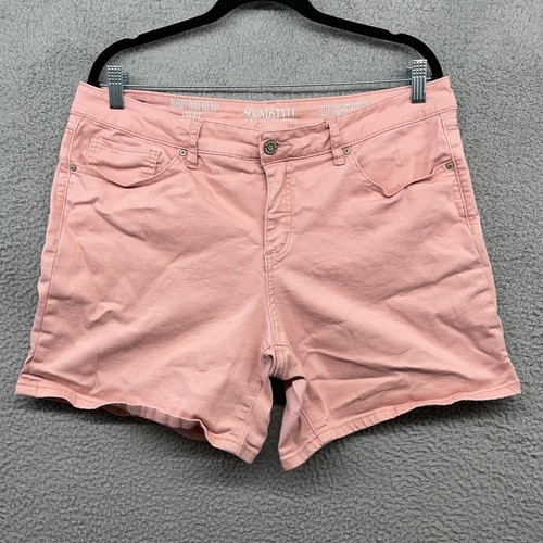 Sound/Style Women Pink Denim Shorts 