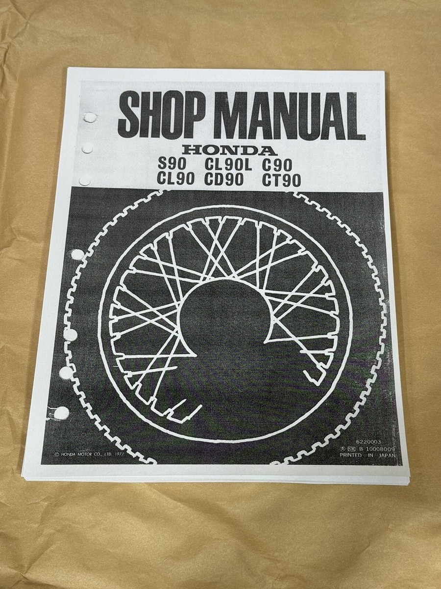 1967 1968 1969 Honda CL90 Factory Service Shop Repair Manual | eBay