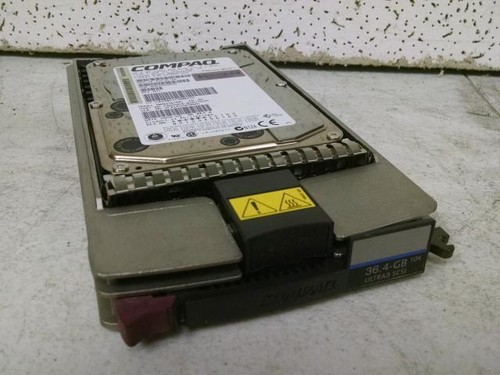 Compaq BD0366459B 36.4GB 3.5" 10K RPM SCSI Hard Drive w/ Caddy PN 233806-003 - Picture 3 of 4