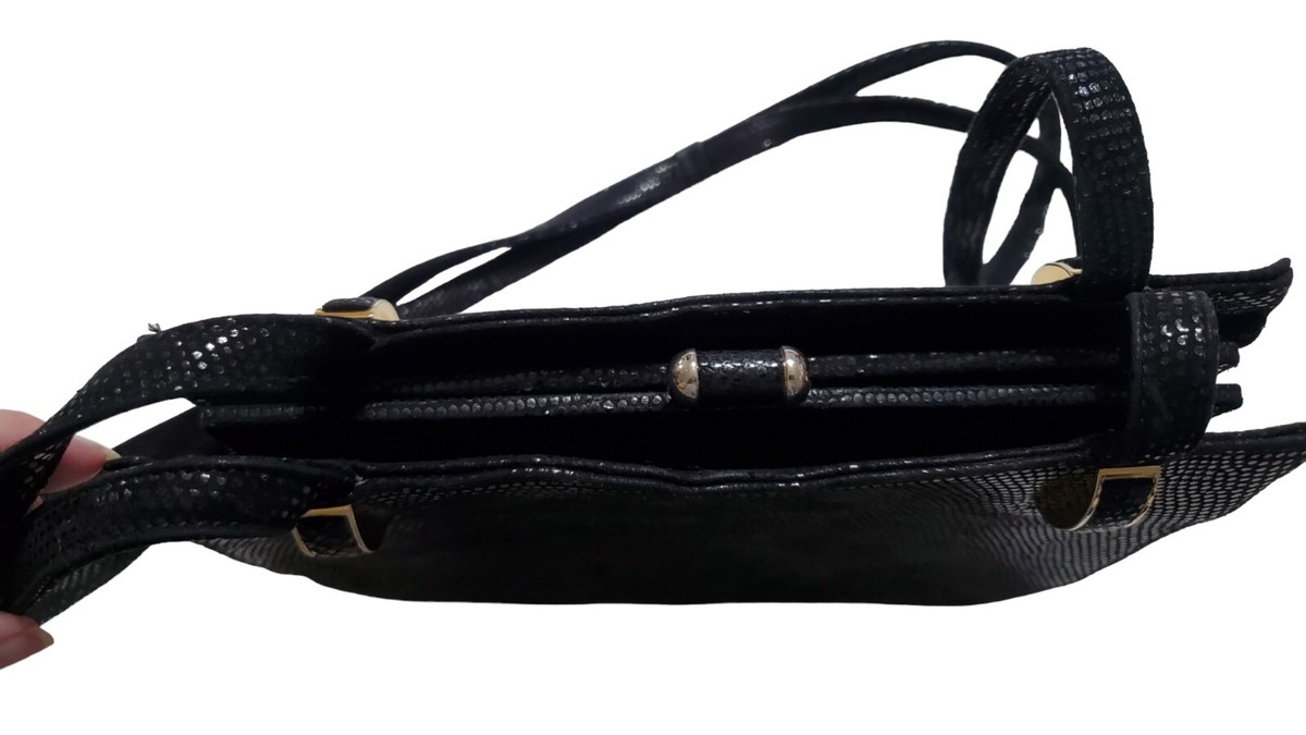 Franco Bellini Italy Purse Shoulder Strap Bag Dark Navy