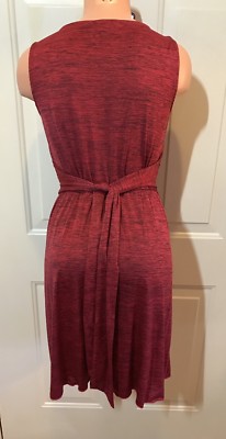 SPEECHLESS brand, Size Small, Red/Black, Flowing Knee-Length Dress w/Tie  Waist. | eBay