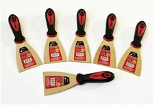 6 ATE PRO 3" FLEXIBLE STAINLESS STEEL PUTTY KNIFE KNIVES SCRAPERS DRYWALL 93522