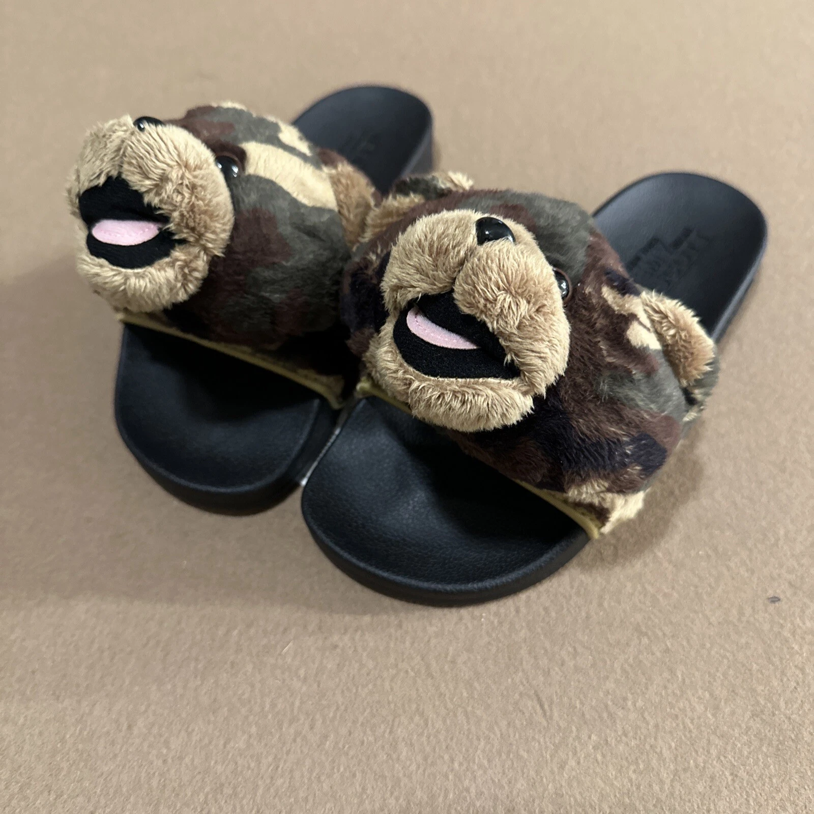 Sandali mimetici Adidas x Jeremy Scott Adilette orsacchiotto uomo 8 donna 9 HO2882