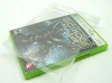 25Pack XBOX 360 CIB GAME - CLEAR PLASTIC PROTECTIVE BOX PROTECTOR CASE SLEEVE