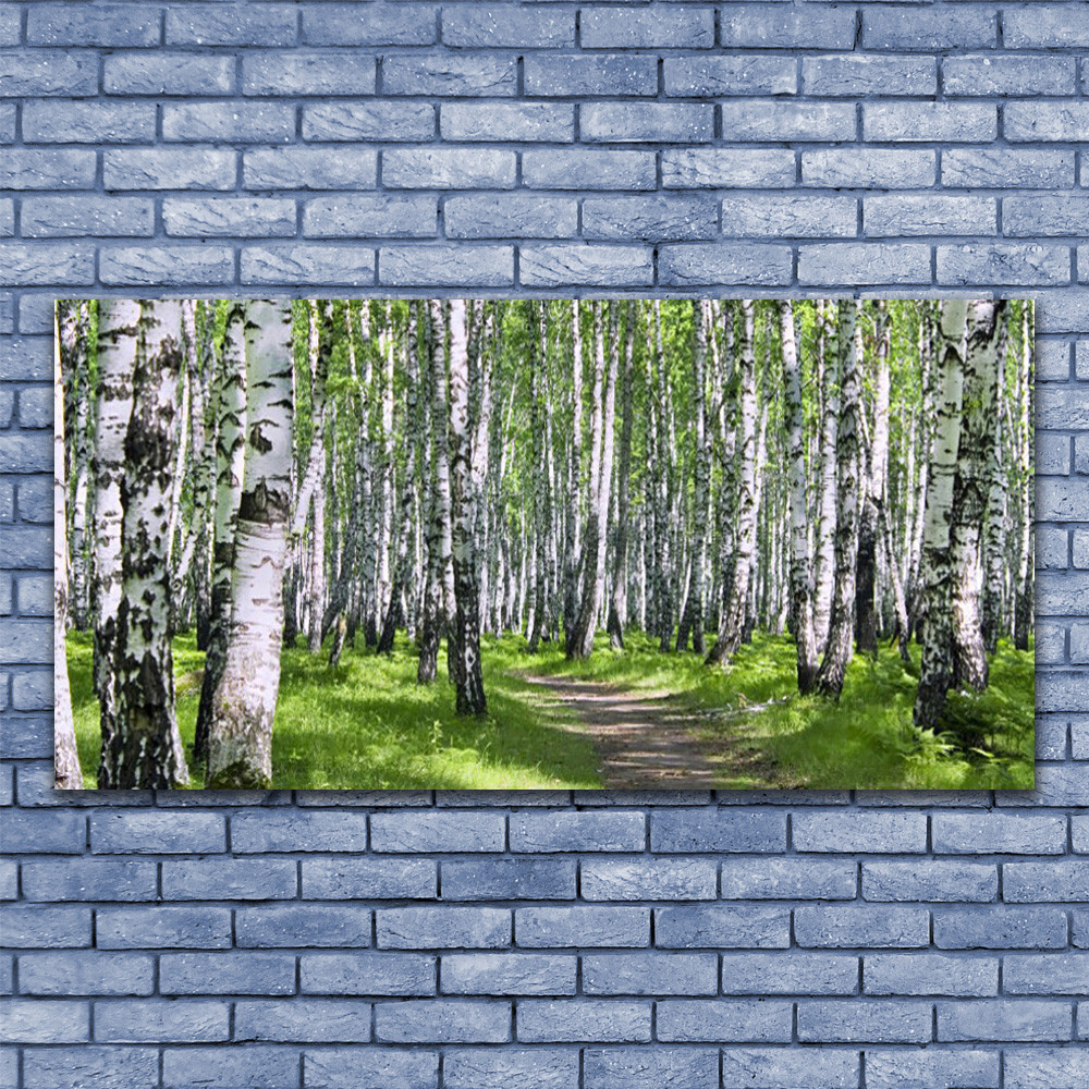 Image forêt tableau impression 140x70 pour habiller un grand mur vide