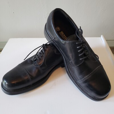 Hunters Bay Black Cap Toe oxford Derby Leather Men display picture 3