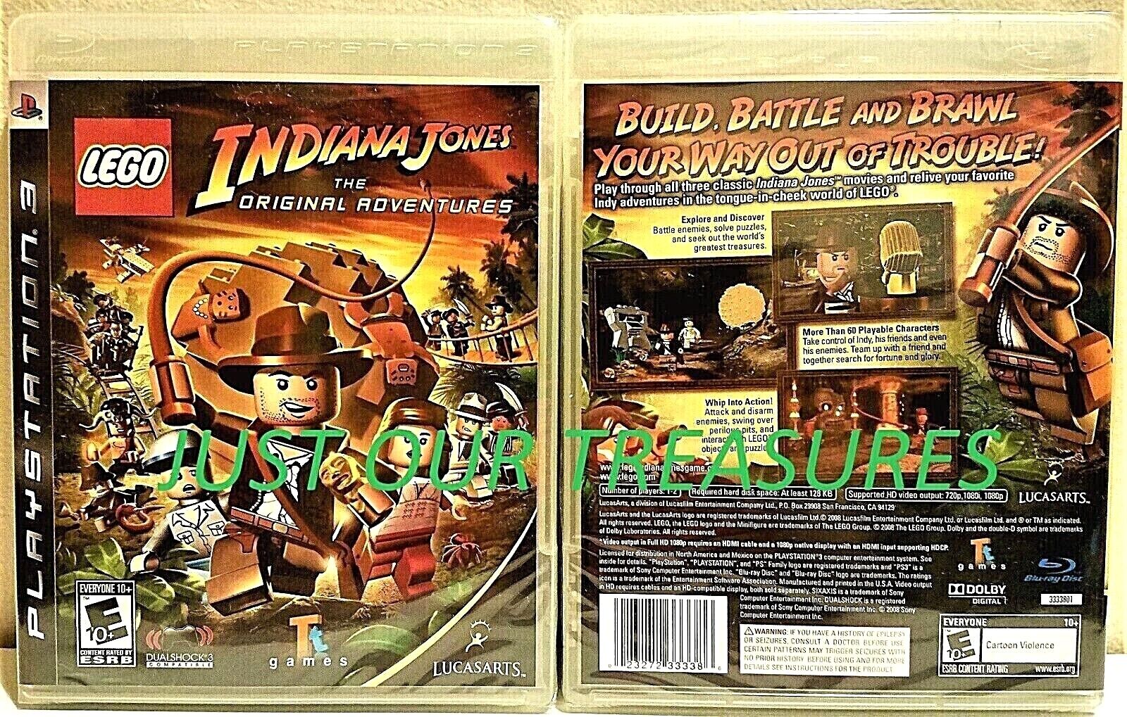 Lego Indiana Jones - The Original Adventures, Jeux