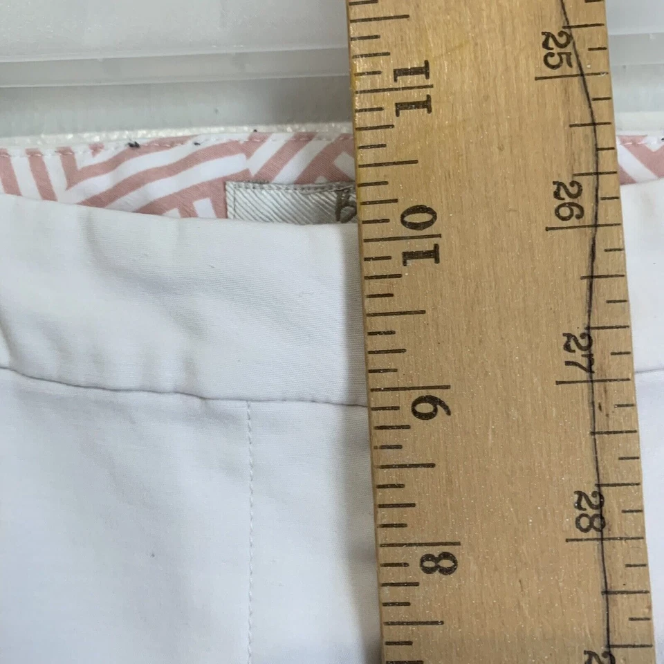 Boden Richmond 9” Shorts Size 10 White Preppy Coastal Beach Preppy Lagom Classic - Image 3 of 4