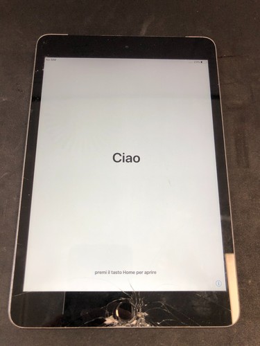 Apple iPad Mini 3 - A1600 - 16GB - Space Grey - LCD Cracked (Cellular) - Picture 2 of 10