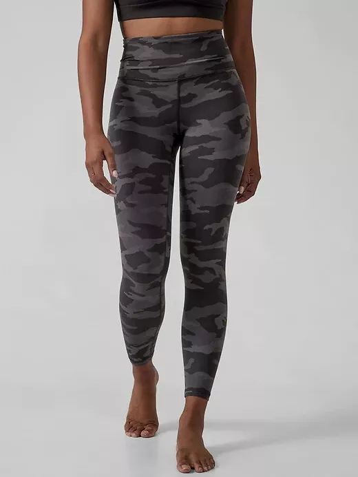 Athleta Elation 7/8 Tight Leggings in Black - XXS