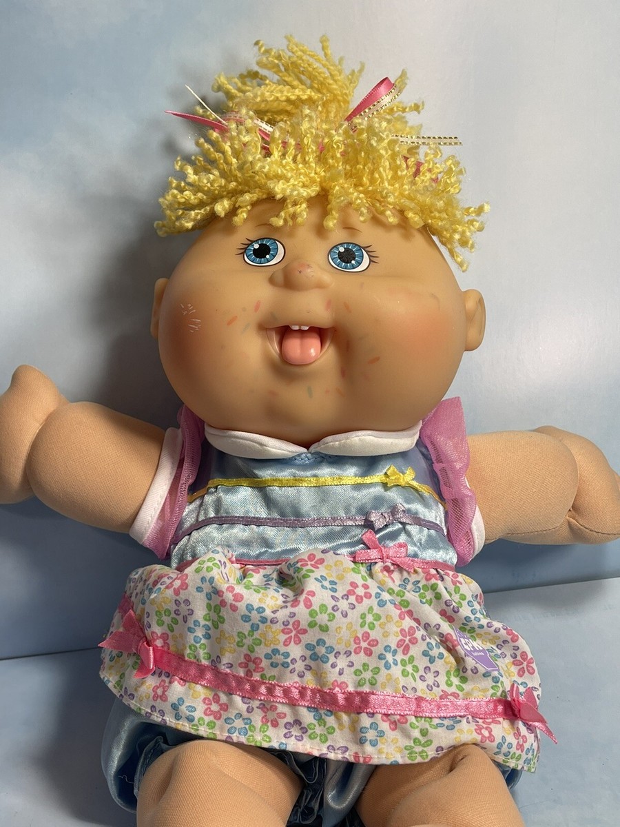 2007 Cabbage Patch Kids Play Along 25th Anniversary Blond Hair