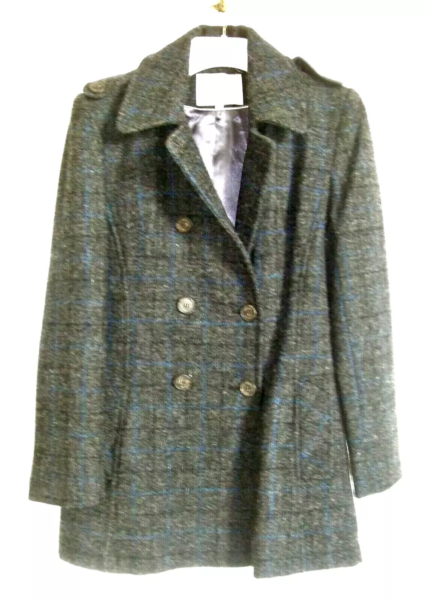Harris tweed deals peacoat