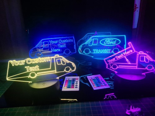 Ford Transit Van Recovery Tipper Camper LED Light Personalised mk7 mk8 mk6. - Picture 9 of 9