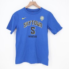 Nike Chicago Sky Angel Reese #5 Skytown Rebel Edition Blue Youth Large T-Shirt