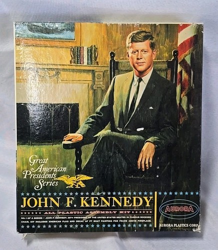 Great American Presidents Series All Plastic Assembly Kit Featuring John Kennedy