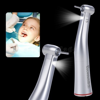 COC Dental Electric Handpiece 1:5 LED Contra Angle Increasing Fiber Optic Light