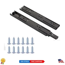 12-Inch Full Extension Ball Bearing Drawer Slides - Pack of 4 Pairs