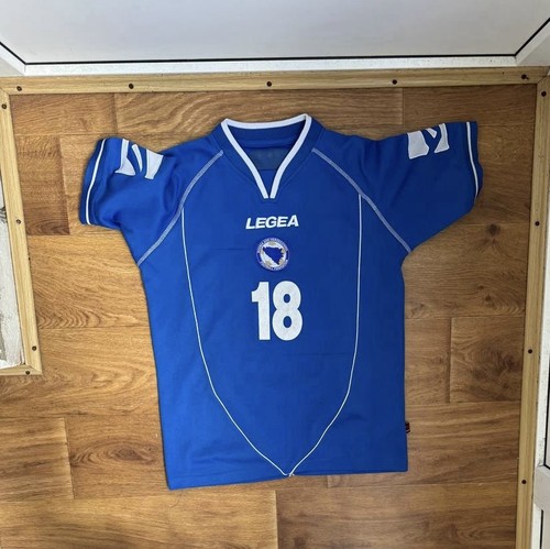 BiH BOSNIA HERZEGOVINA 2012/2013 HOME WORLD CUP SHIRT KIT SOCCER JERSEY LEGEA S