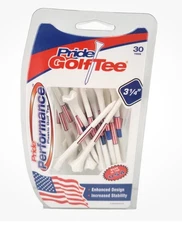 Pride Performance Plastic Golf Tee USA Flag 3 1/4 Inch 30 Pack