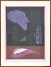 Paul Wunderlich "Fossil" lithograph Limited to 225, signed