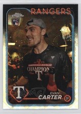 2024 Topps Chrome Logofractor Edition Image Variation Evan Carter #136 9sm