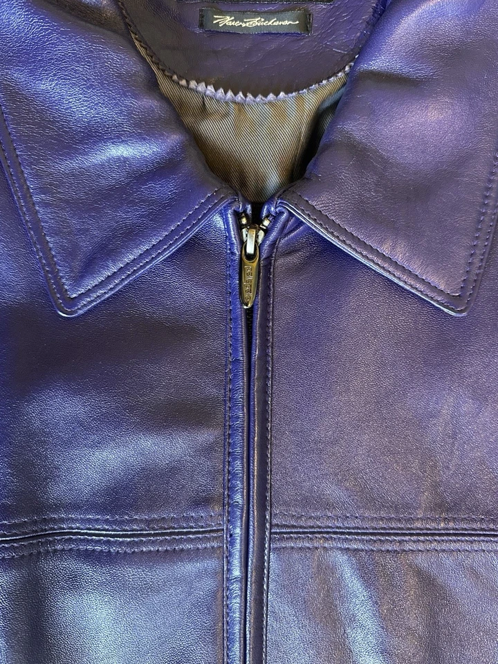 Autêntica Jaqueta Pelle Pelle 100% Couro Tamanho 4XL (58) Nova em Folha Com Bolsa Original - Imagem 4 de 4