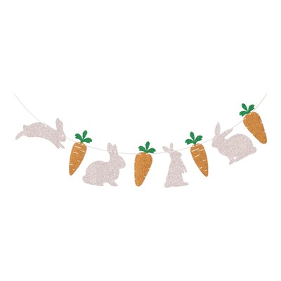 Osterhase Karotte Banner Weihnachtsdeko für Innenmantel Hochzeit