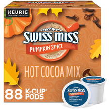 Swiss Miss Pumpkin Spice Hot Cocoa 88ct Keurig K-Cup Pods Limited Edition