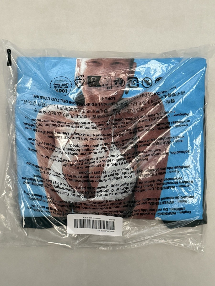 Supreme x Aphex Twin Windowlicker Tee Black Size L - New In