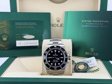 2024 Rolex Submariner No Date 124060 41mm Black Ceramic Steel Box Paper