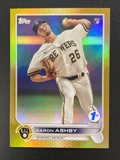 2022 Topps Series 1 1st Edition GOLD Parallel Aaron Ashby #78 Rookie + Base Card