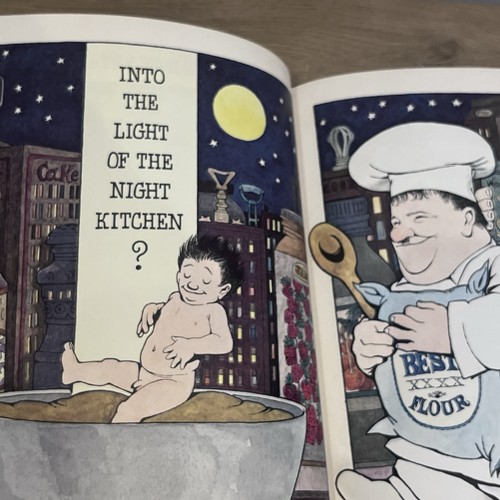 Vintage In the Night Kitchen by Maurice Sendak, 1971 Paperback Picture Book 70s - Picture 5 of 9