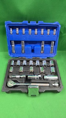 KOBALT 0573349 30pc Tool Set SAE & METRIC 3/8'' and 1/4'' Missing Piece (E10)