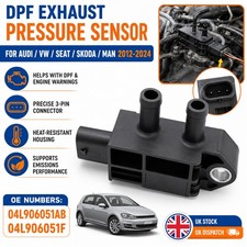 Exhaust Pressure Sensor For Volkswagen Golf Passat T-Cross Tiguan Transporter 1x