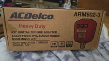 Acdelco Arm602-3 38 Heavy Duty Digital Torque Adapter - Nib - Free Shipping