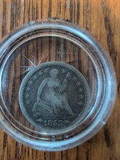 1853 Seated Liberty Half Dime, With Arrows, Choice AU+, Collector Type Coin