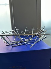 Alessi “blow Up” Fruit Bowl In Stainless Steel