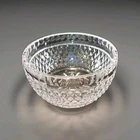 Waterford Crystal Bowl Condiment Snack Nut Candy 4"W x 2"H Vintage Diamonds Star
