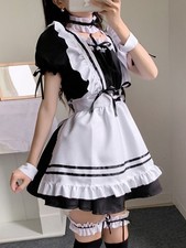 Maid Outfit Cosplay Sweet Lolita Style Men Women Japanese Style Clothing Plus Sz