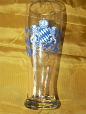 Altes WEISBIERGLAS :  Bayern