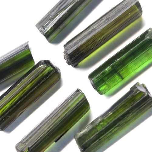 17.48Ct. Natural Gemstone Tourmaline Green Color Rough Unheated Mine Nigeria - Picture 2 of 7