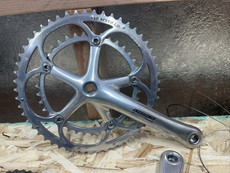 Campagnolo Chorus 10 Carbon 2x10 groupset build kit 175mm Crankset 53/39 Silver - Image 2 of 4