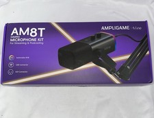 Ampligame Microphone Kit AM8T for Gaming Streaming XLR/USB Black - Missing Cord