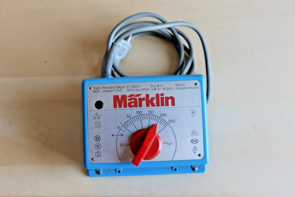 Märklin Trafo 6631 Transformator 220 Volt - 30 VA - TOP - geprüft -ohne OVP