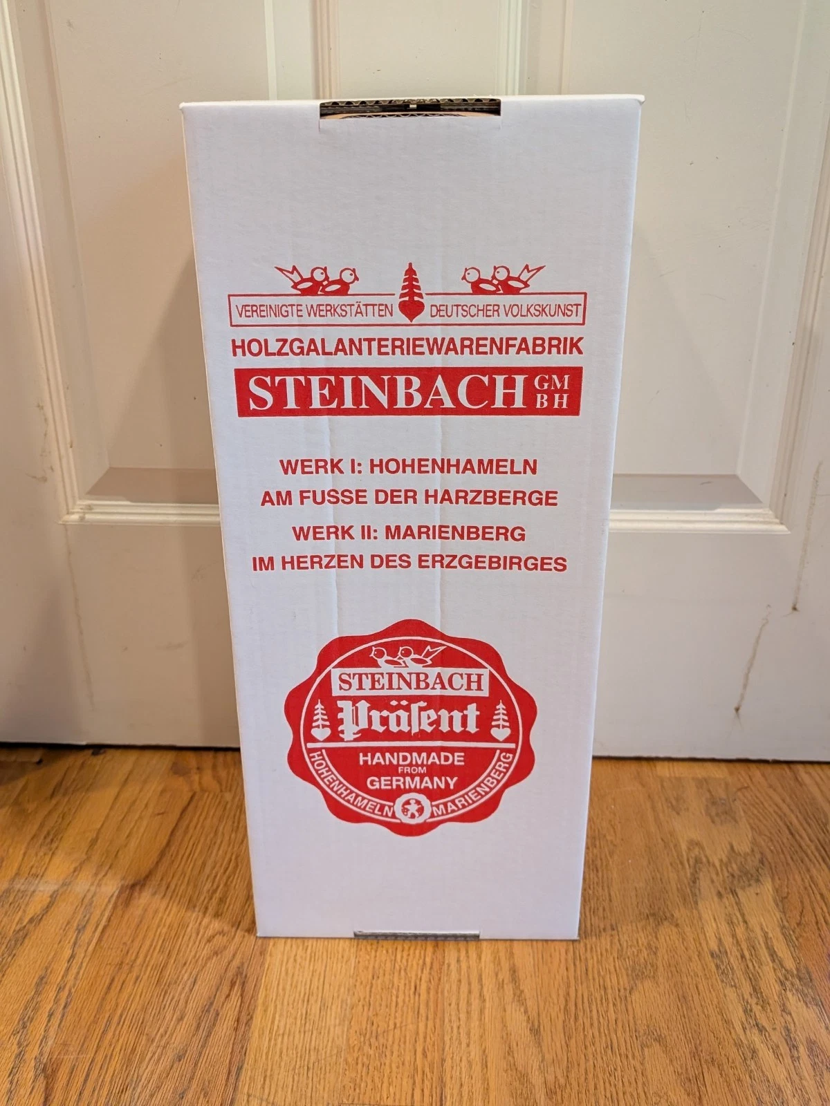 NOS Steinbach S858 "The Mad Hatter" Nutcracker 17.5" Germany Alice In Wonderland