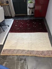 Hand Made Antique Oriental Rug 41 X 65.5 Inches Red From Liberty London