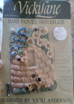 Hand Painted Switchplate Light Switch Cover Vicky Anderson NEW Home Decor NEW