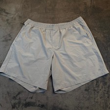 Gap GapFit Athletic Shorts Mens Large Gray Stretch Performance Lightweight