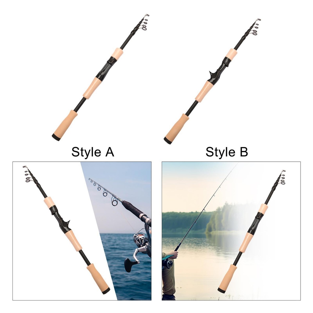 Fishing Pole Fishing Rod Smooth Guides Ultralight Fly Fishing Rod